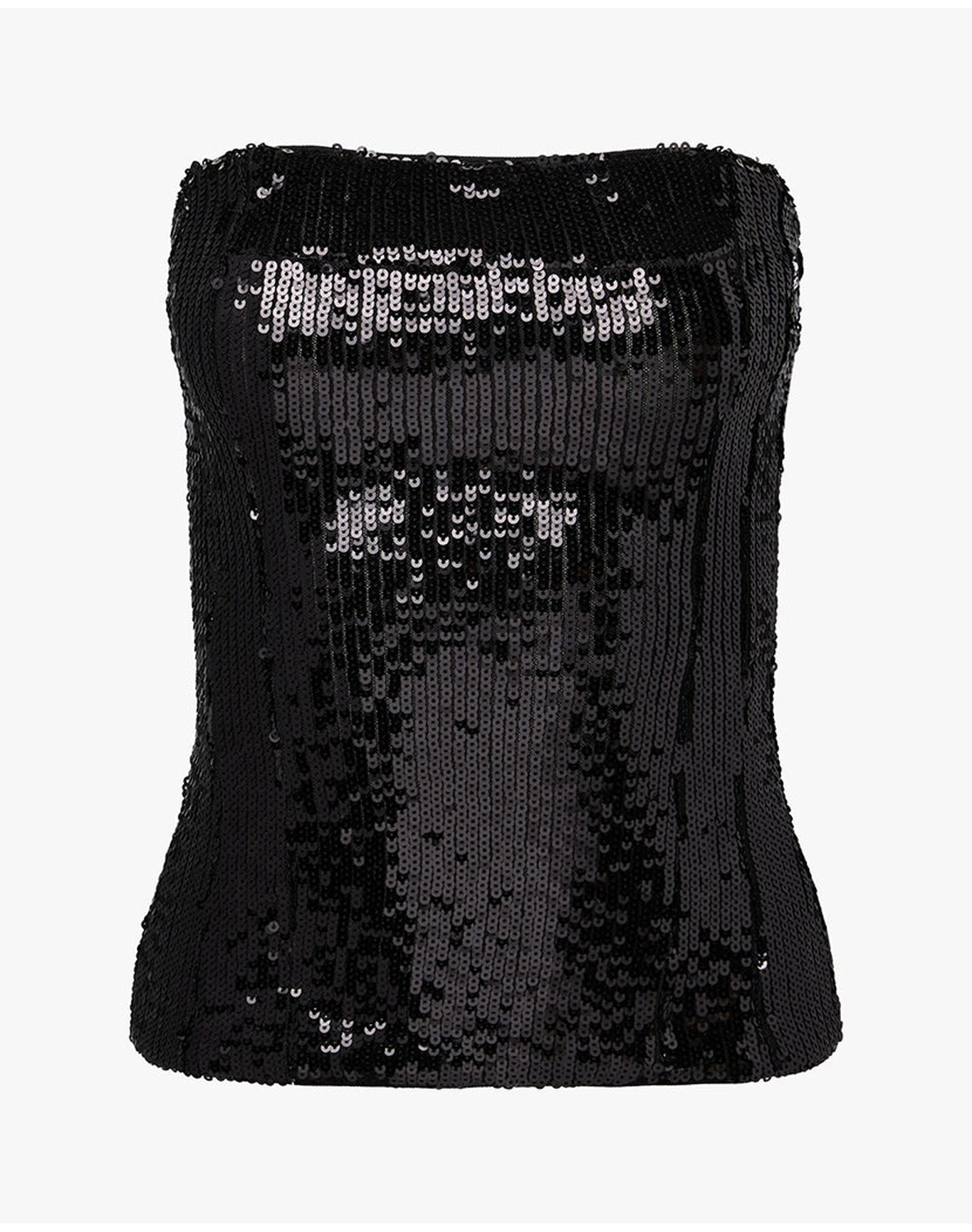 Sequin Corset Top | Black
