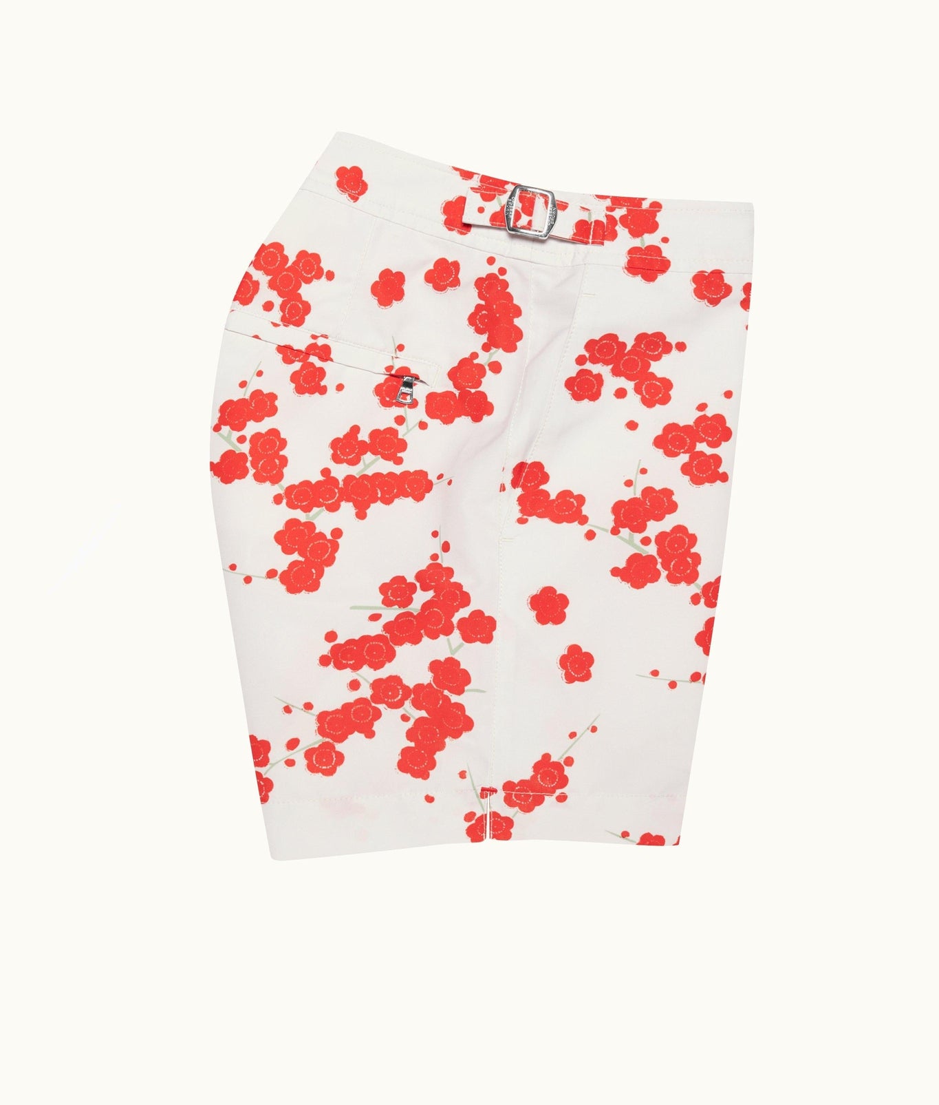 Setter Blossom Print Shorter-Length Swim Shorts | Red