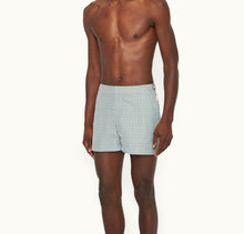 Setter Geo Print Shorter-Length Swim Shorts Woven | Kiwi Rush/White Sand
