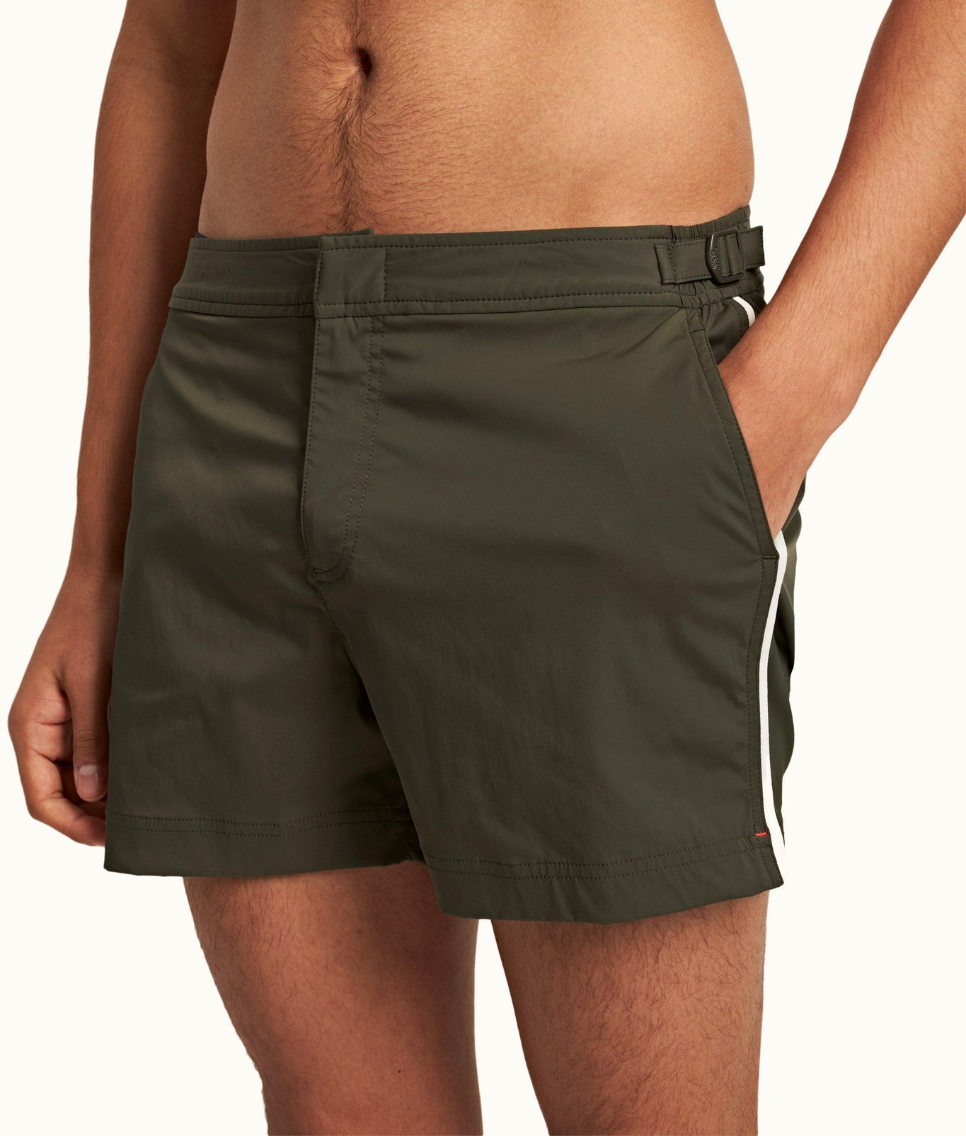 Setter Stretch Shorter-Length Stretch Swim Shorts | Palm