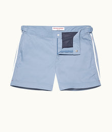 Setter Stretch Shorter-Length Stretch Swim Shorts | Springfield Blue