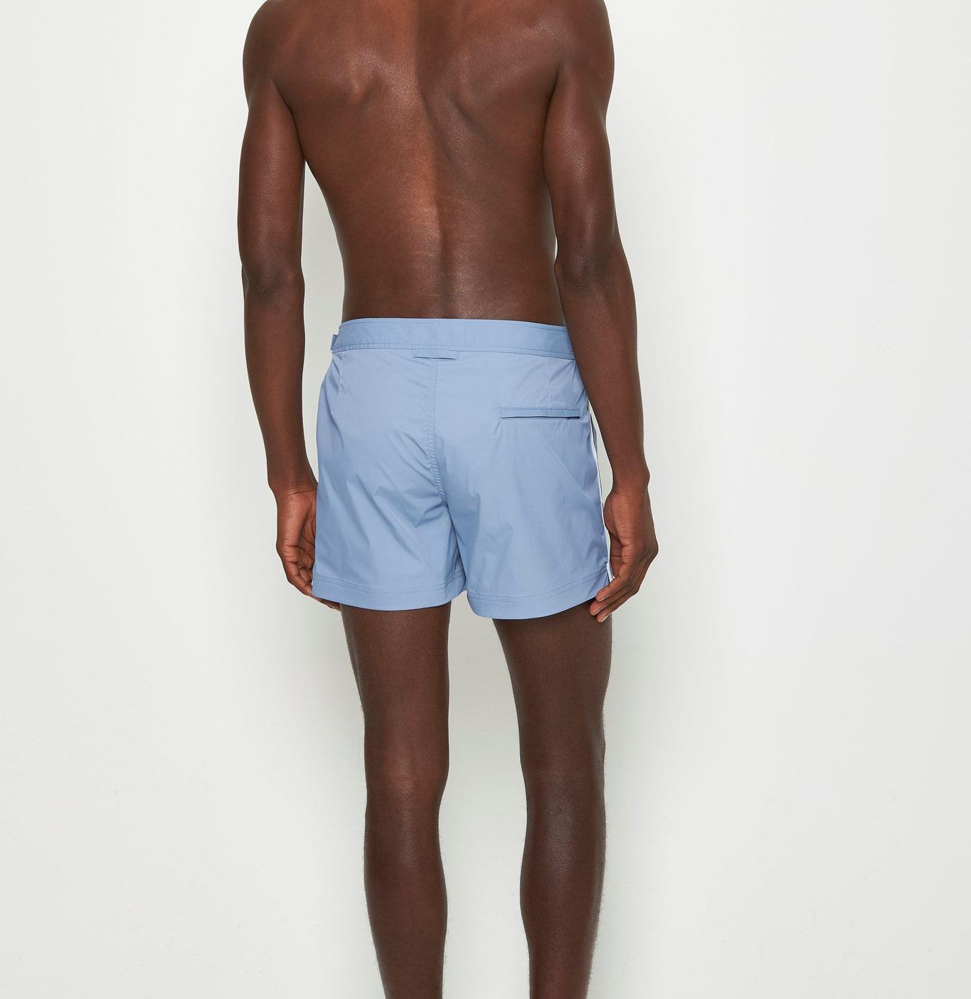 Setter Stretch Shorter-Length Stretch Swim Shorts | Springfield Blue