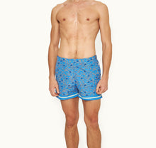 Setter Wonder Full Print Shorter-Length Swim Shorts Woven | Springfield Blue