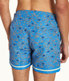 Setter Wonder Full Print Shorter-Length Swim Shorts Woven | Springfield Blue