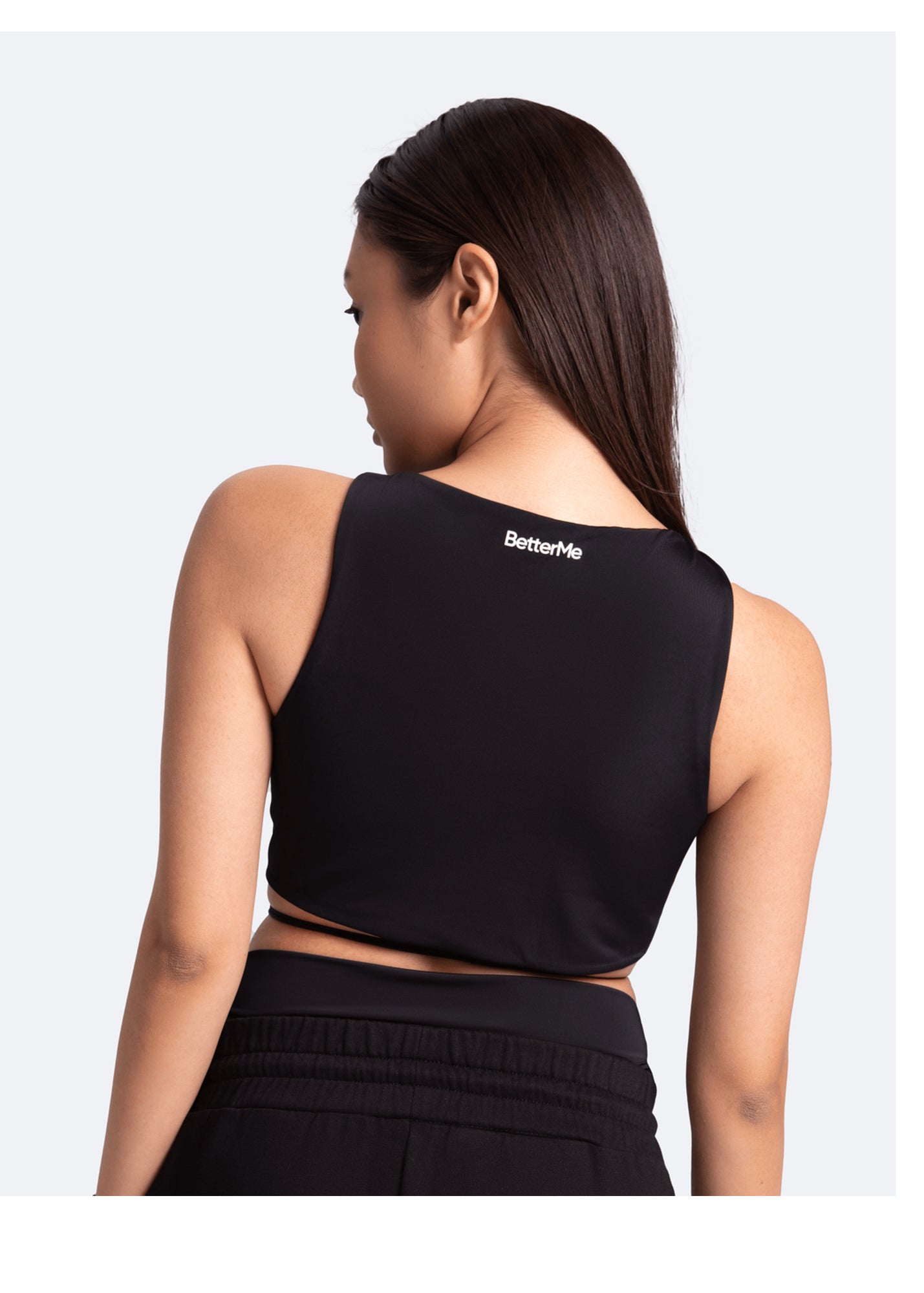Sexy Front-Tie Support Top | Black