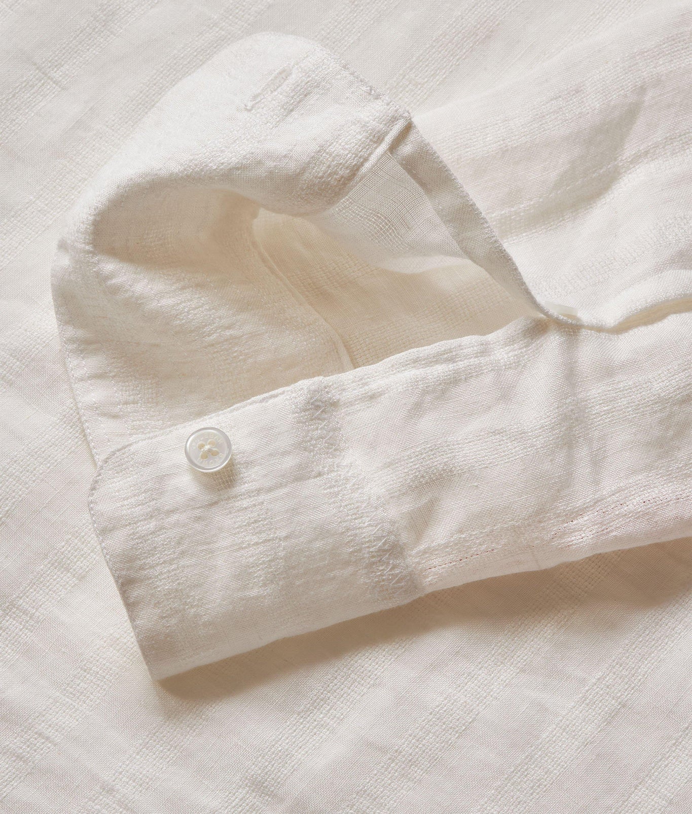 Shanklin Linen Tonal Stripe Relaxed Fit Overhead Shirt Woven | Thasos Beach