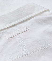 Shanklin Relaxed Fit Overhead Refined Cotton Shirt | White