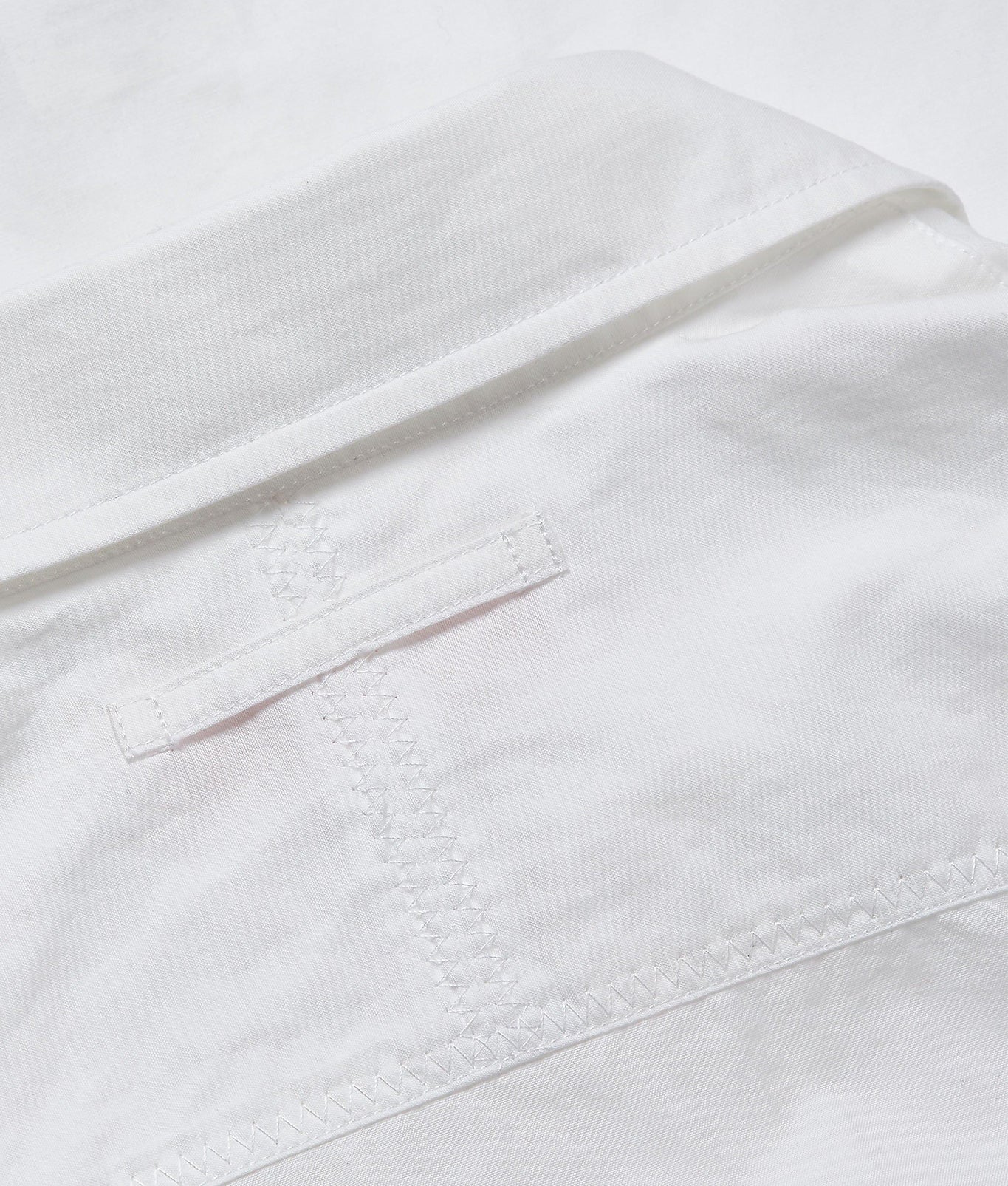 Shanklin Relaxed Fit Overhead Refined Cotton Shirt | White