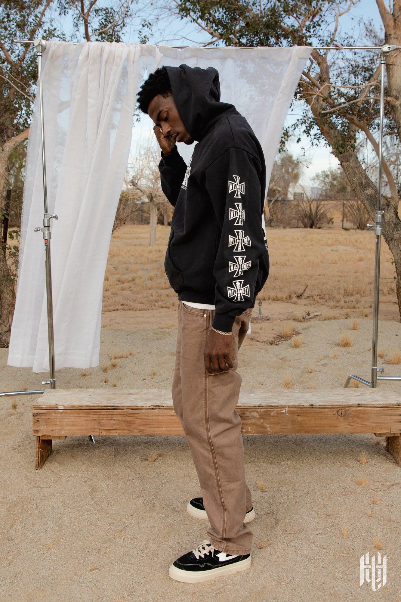 Sharpened Iron Hoodie | Vintage Black
