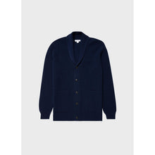 Shawl Cardigan | Men | Dark Navy Melange