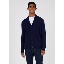 Shawl Cardigan | Men | Dark Navy Melange