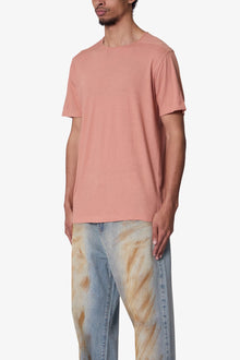 Sheer Crewneck Tee | Rust