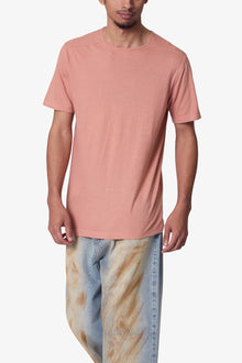 Sheer Crewneck Tee | Rust