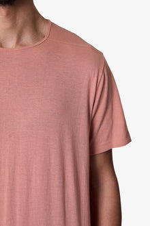 Sheer Crewneck Tee | Rust
