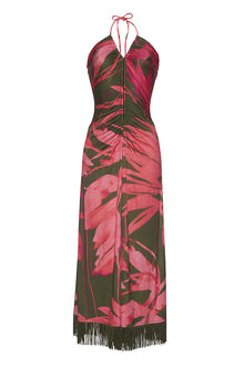 Shelter Island Dress | Palm Oasis Orchid