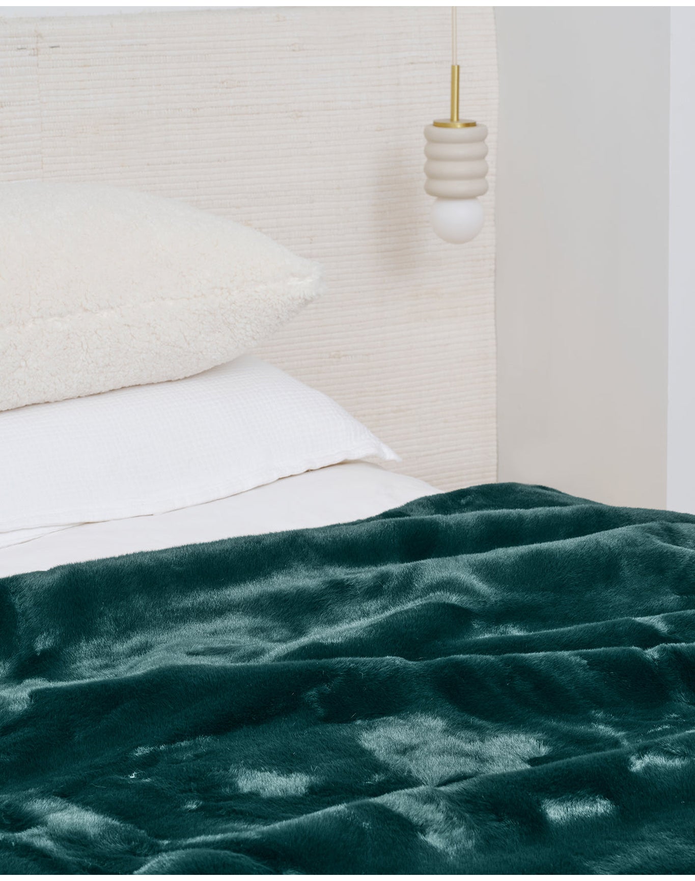 Shiloh Blanket | Emerald Green | 50x60