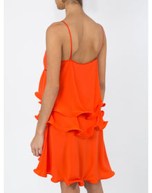 Sies Marjan | Women | Ruffle Detail Dress | Orange