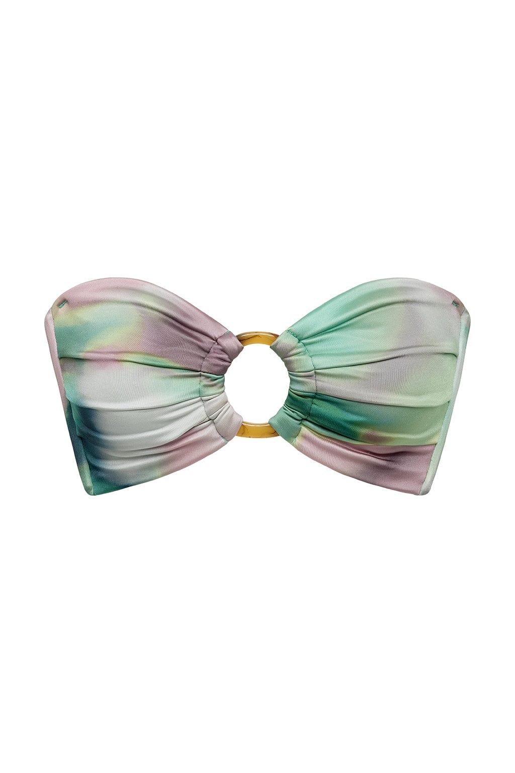 Tori Ties Bandeau Bikini Top | Silk Dye