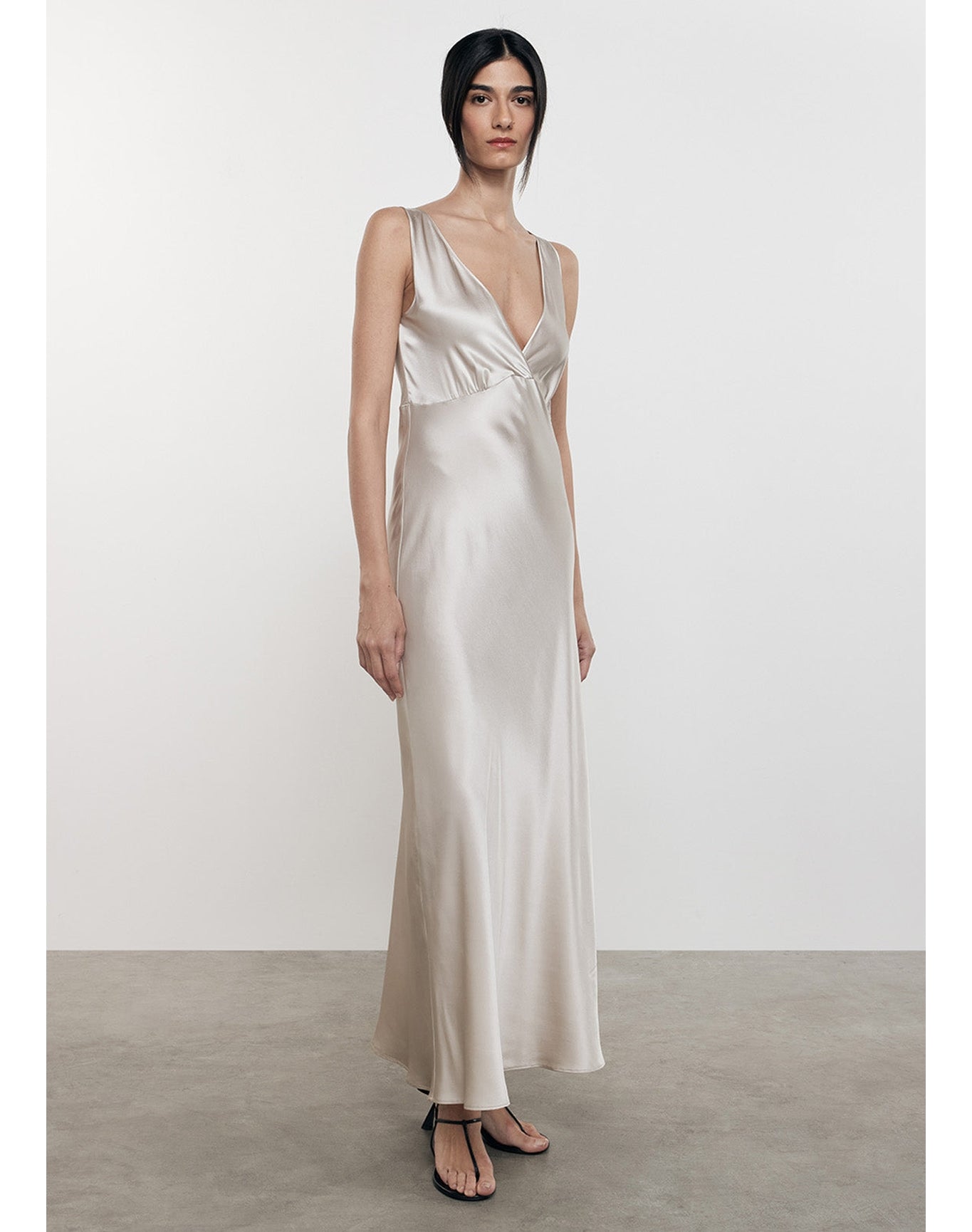 Silk Satin Nuit Dress | Flax
