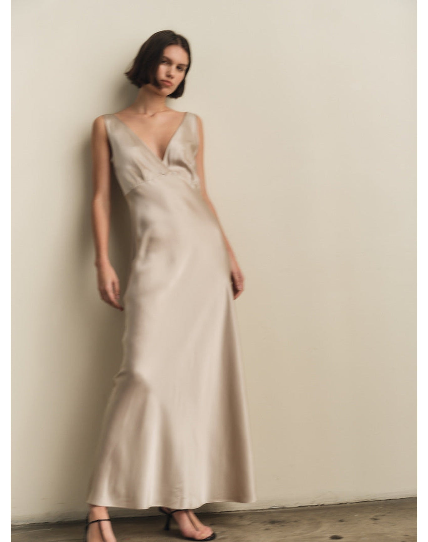 Silk Satin Nuit Dress | Flax