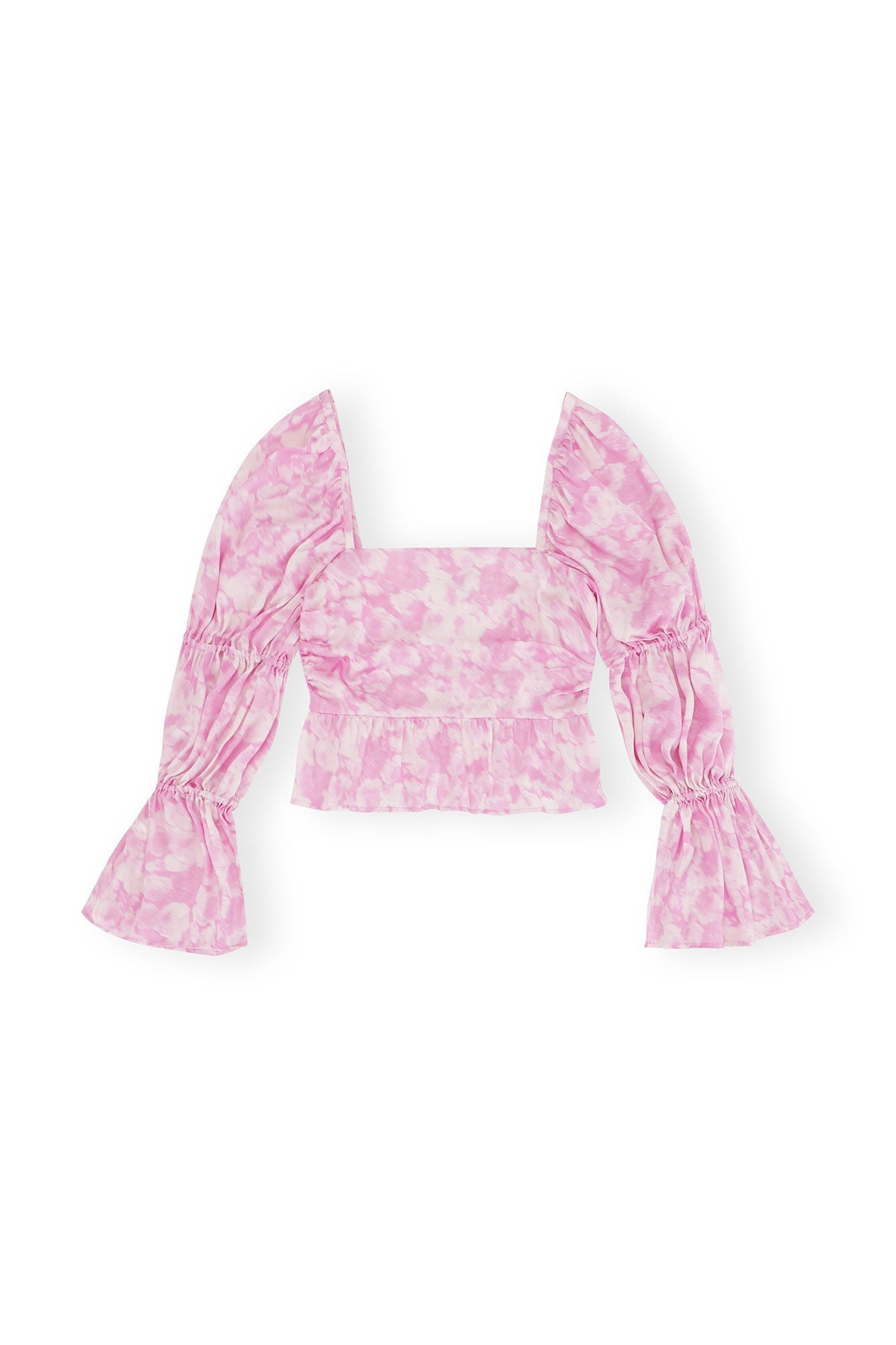 Silk Stretch Satin Blouse | Bonbon