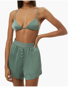 Silky Bralette | Deep Sage