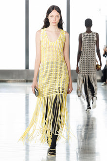 Womens | Sonia Fringe Knit Dress | Sunny Multi