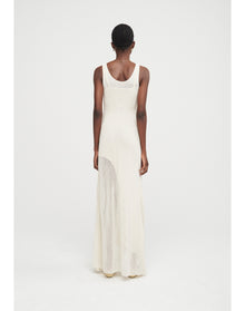 Sirena | Layered Knit Maxi Dress | Creme