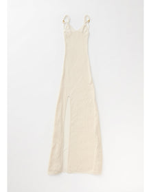 Sirena | Layered Knit Maxi Dress | Creme