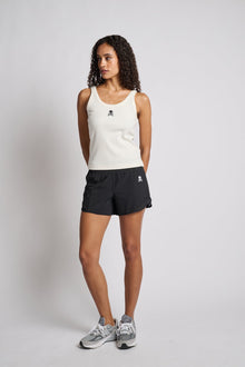 Women | Terez | Skinny Strap Rib Tank | White