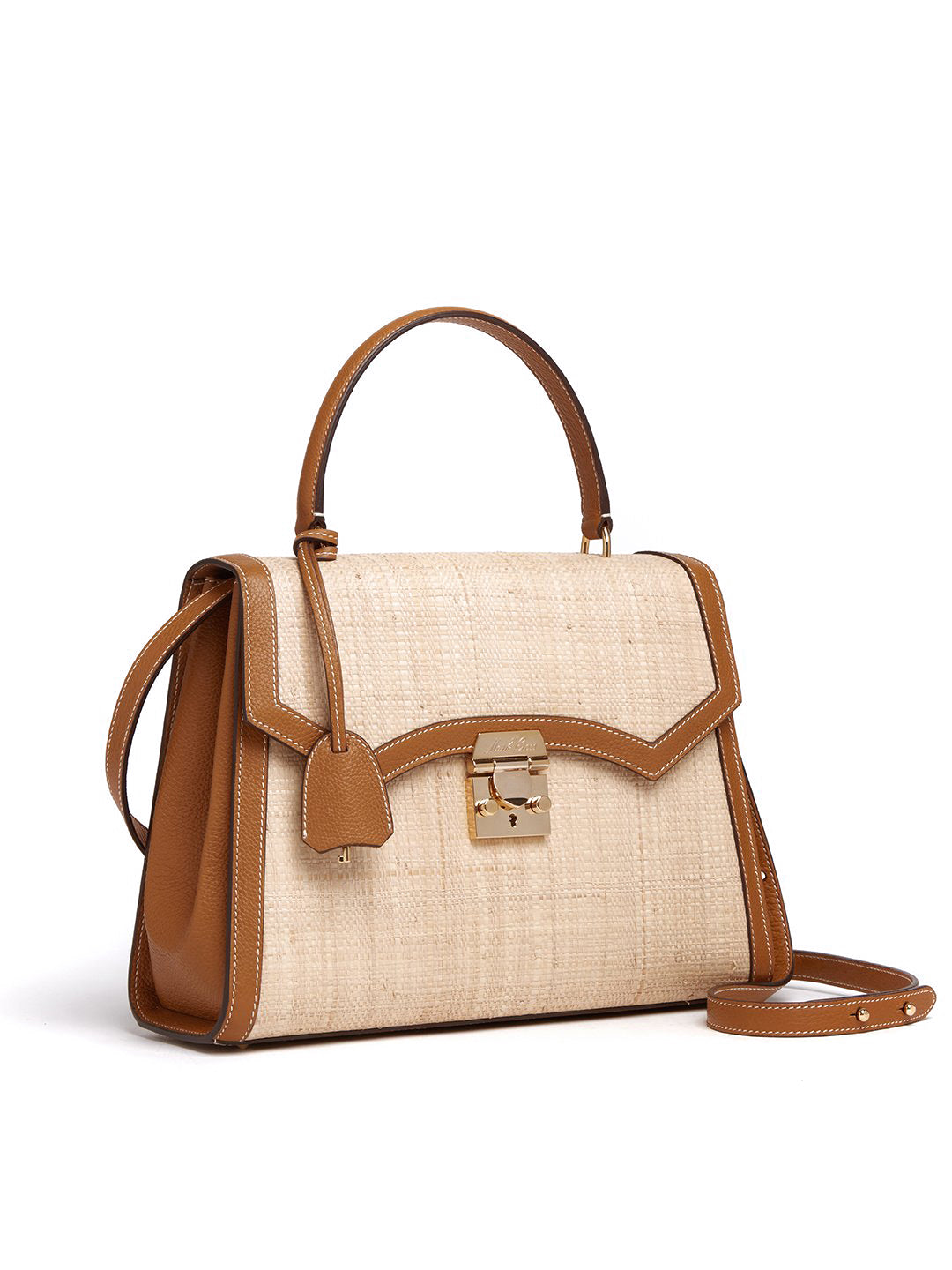 Madeline 30 | Tumbled Grain Luggage / Natural Raffia