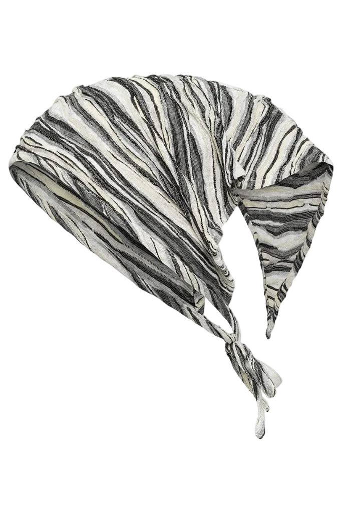 Tie-Up Scarf | Slub Knit