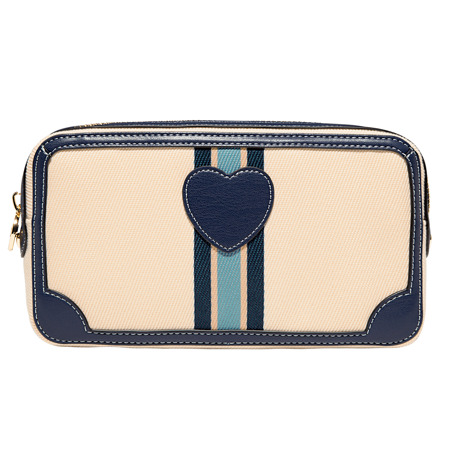 Small Pouch | Sapphire & Natural