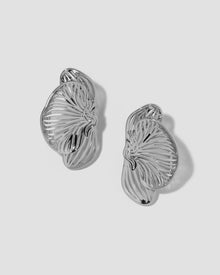 Small Orchid Earrings | Silver