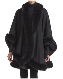 Sofia Cashmere | Women | Womens Cape | Black