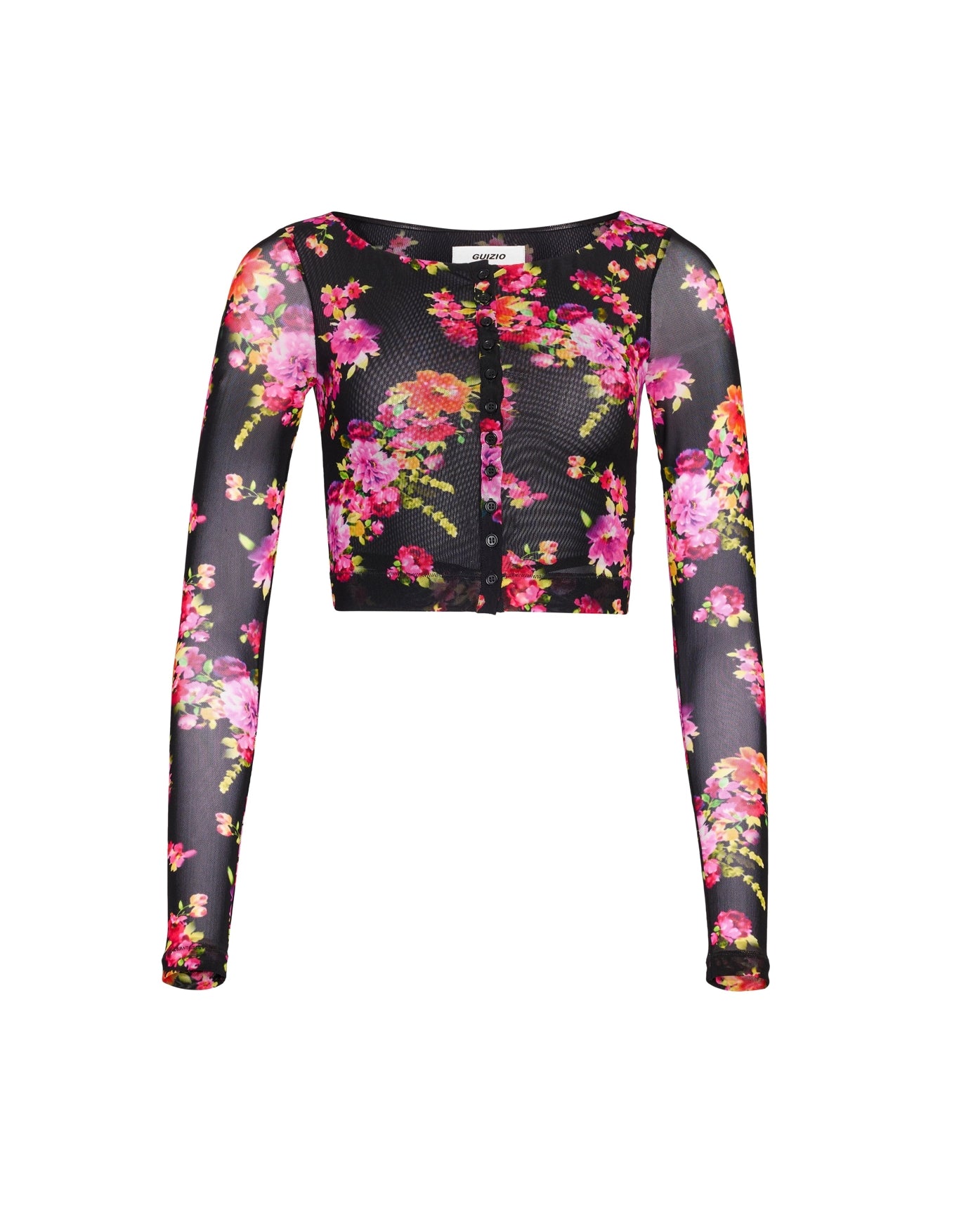 Sofia Printed Mesh Top | Luna Print