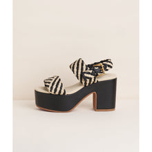 Sola Woven Platform Sandal | Black