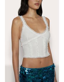 Soler Corset Top | Ivory