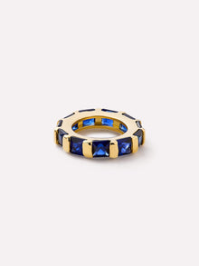 Blue Sapphire Zeno Charm | 10K Solid Gold | Blue Sapphire