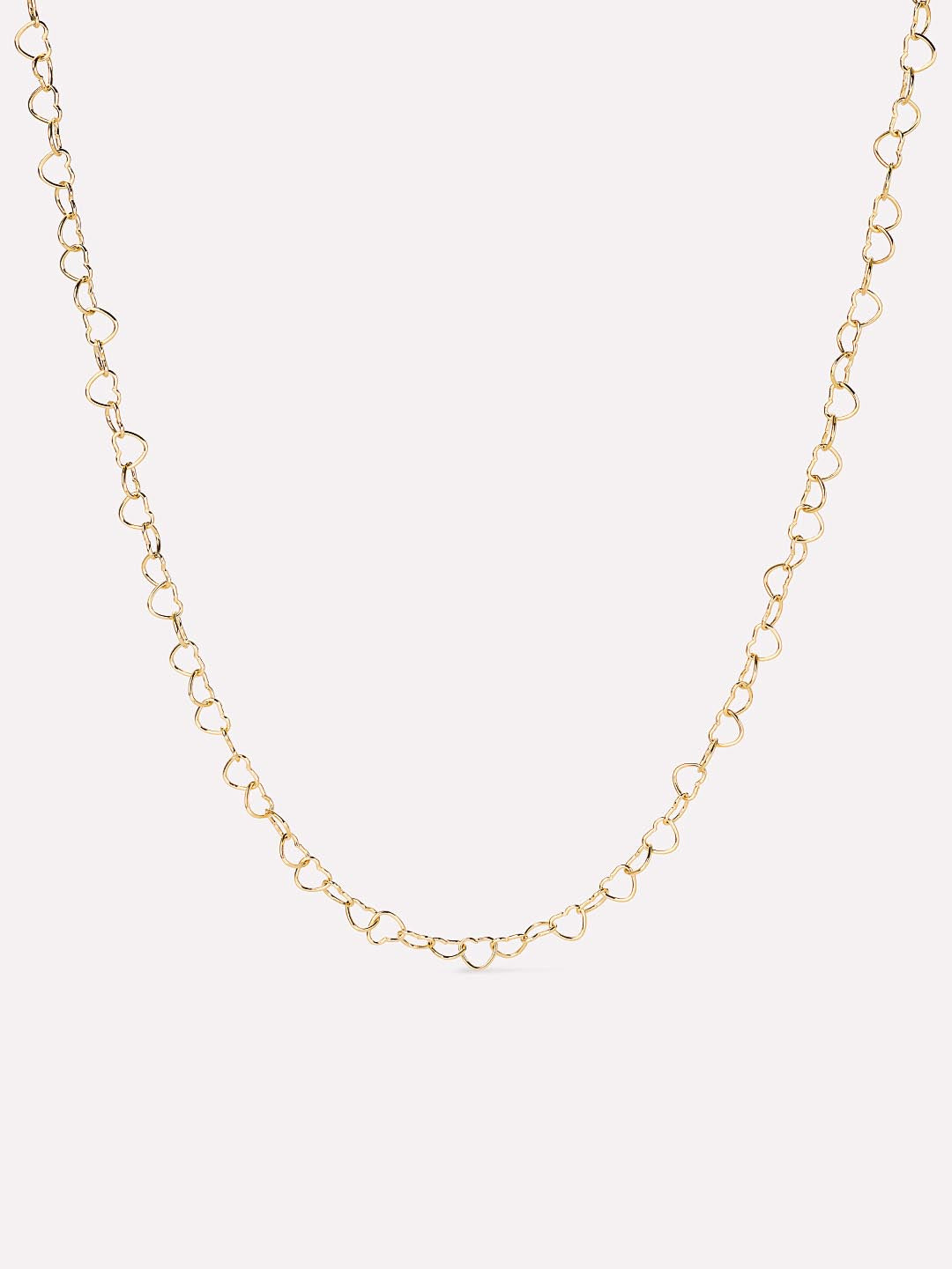 Heart Chain Necklace | 10K Solid Gold