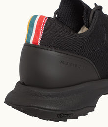 Somerled Ergonomic Knitted Trainers | Black
