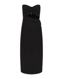 Sonny Detail Midi Dress | Black