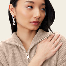 Sophia Cashmere Quarter Zip Pullover | Brown | Womens