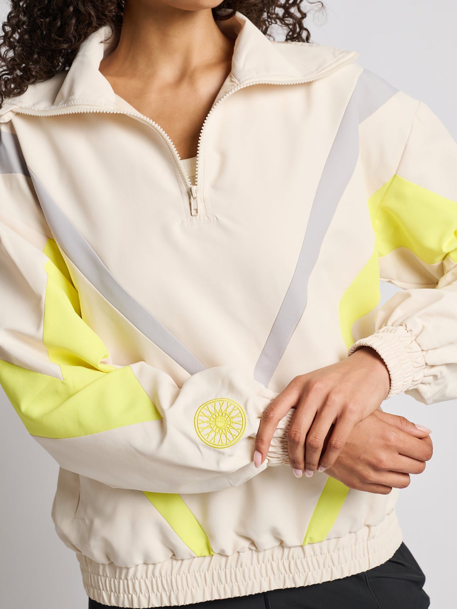 Women | Terez | Soul Track Quarter Zip | White