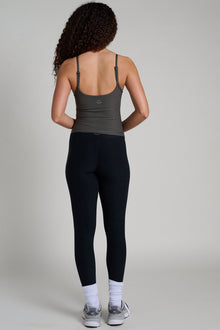 Beyond Yoga | Spacedye Forever Waist Length Tank | Dusty Forest Heather