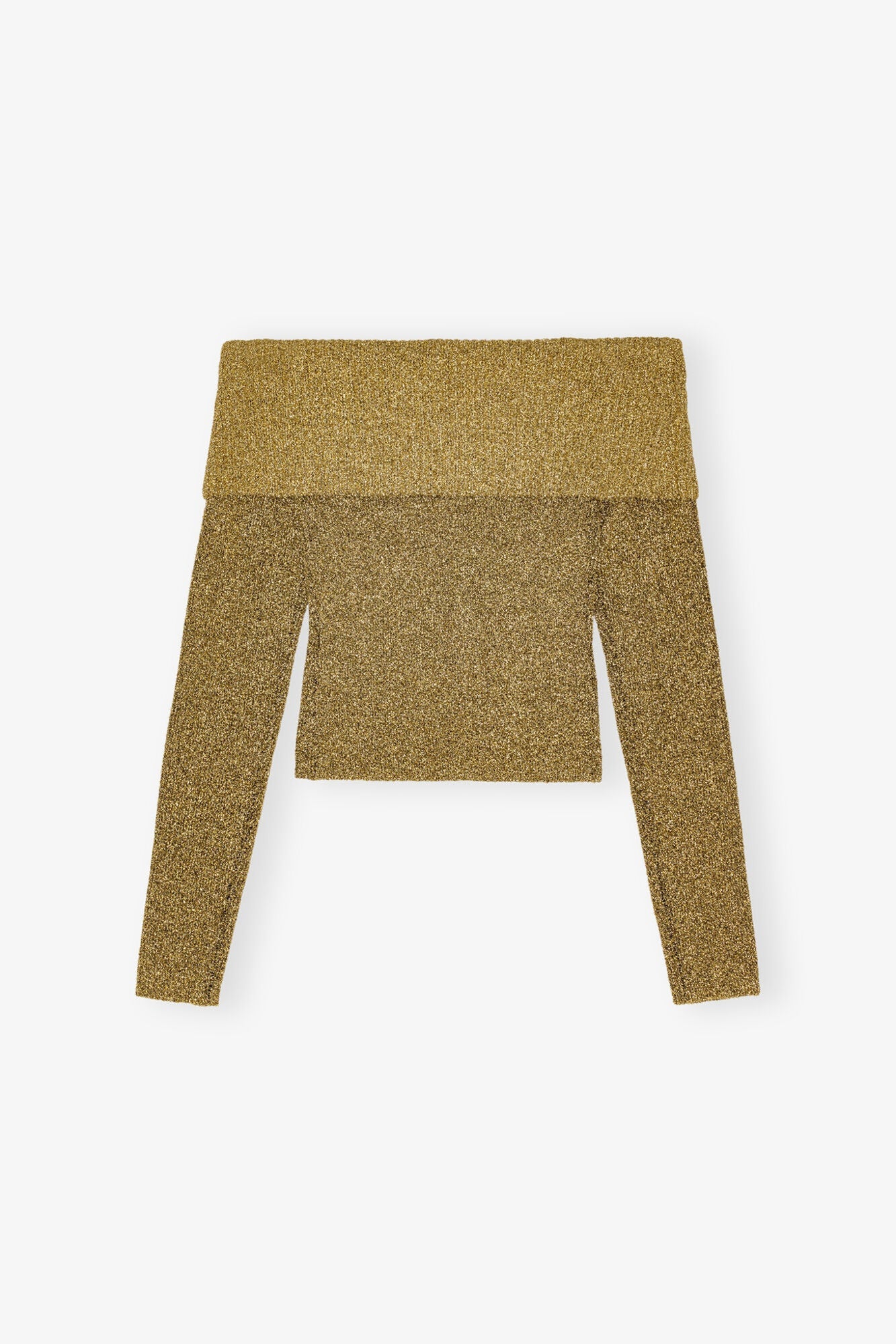 Sparkle Off the Shoulder Blouse | Gold