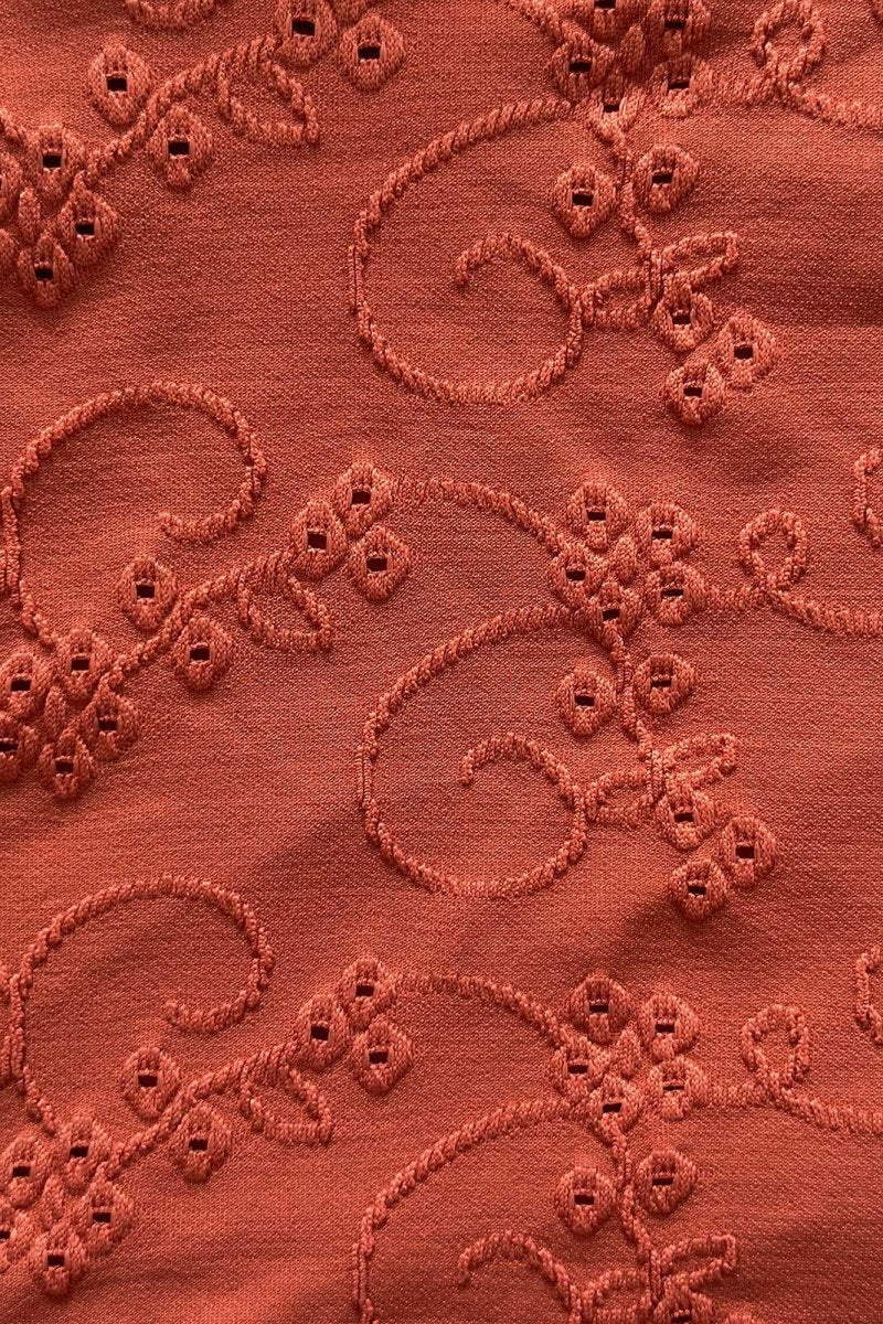 Women | Emma Frilled Triangle Top | Spice Eyelet