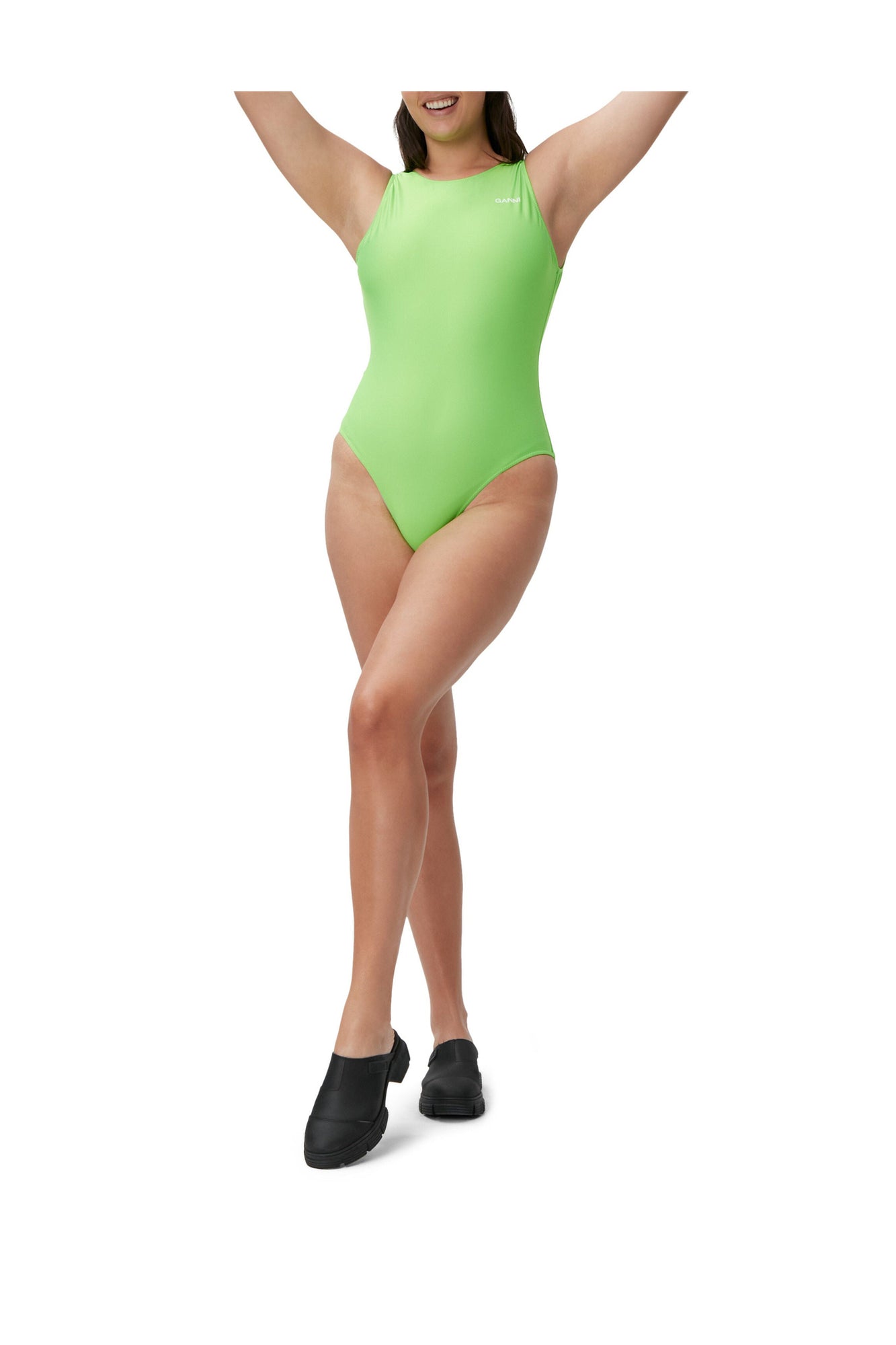Sporty Swimsuit | Lime Popsicle
