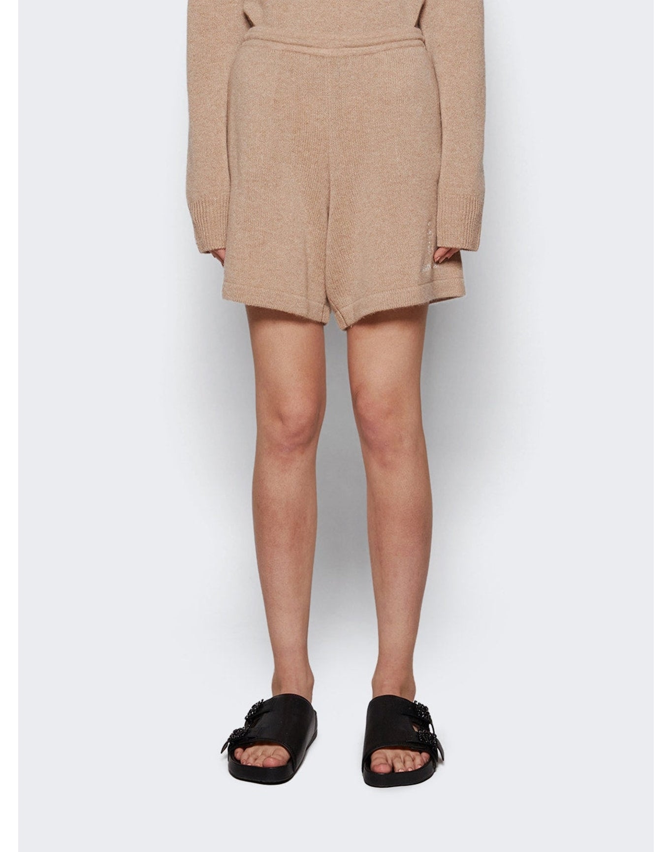 Sporty & Rich | Women | Vendome Cashmere Short | Oat