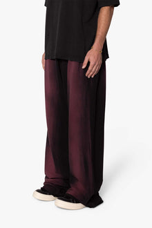 Sprayed Ultra Baggy Sweatpants | Plum